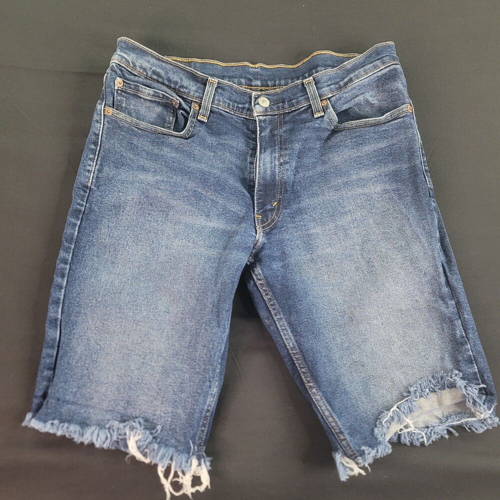 Levis 511 W33 Blue Jean Shorts Cut Offs